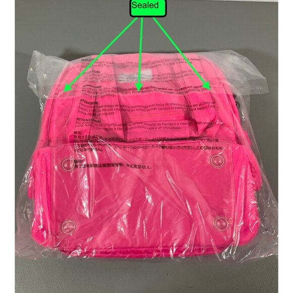 Lug Puddle Jumper LE Convertible Tote Bag for Women - Hot Pink, Travel Chic - Picture 6 of 8